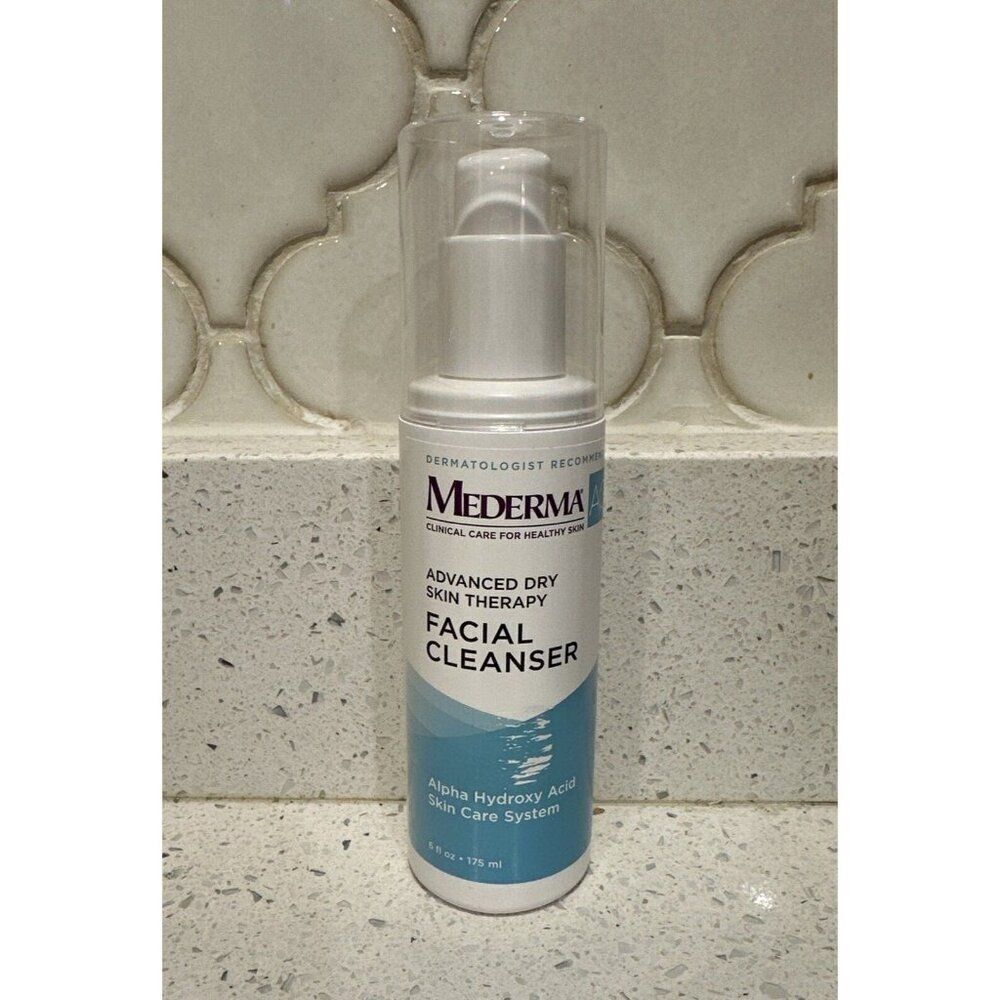 Mederma Advanced Dry  Skin Therapy Facial Cleanser Alpha Hydroxy Acid (1 NEW)
